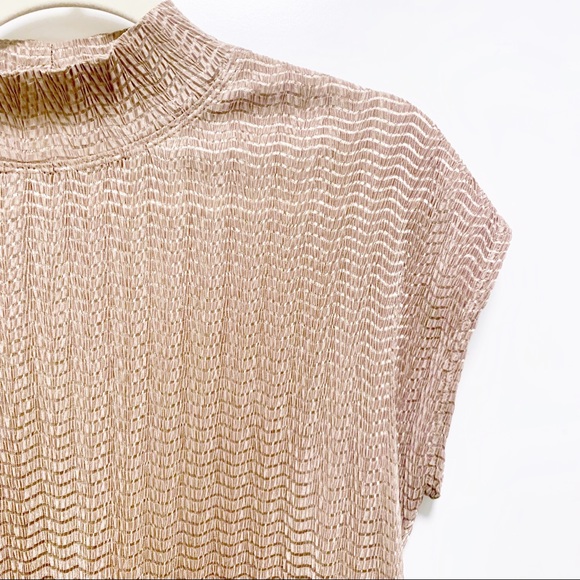 VTG Gold Smock Shirt - Picture 3 of 5